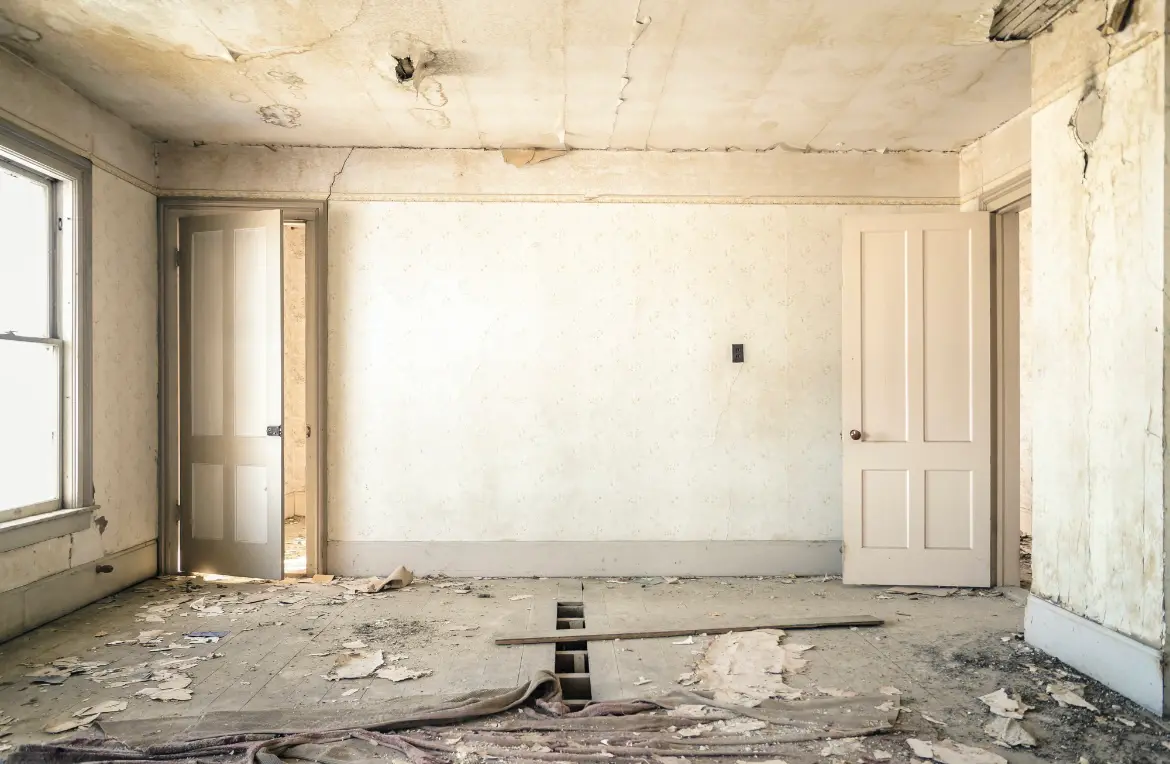 Waste disposal crew managing a cleanout project in Jenkins